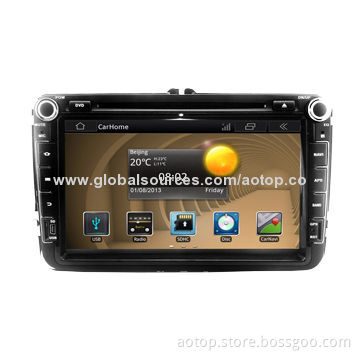 Hot Selling 8-inch 2-DIN Touchscreen Android Car DVD GPS Player for VW, with WiFi, RDS, Radio, BT